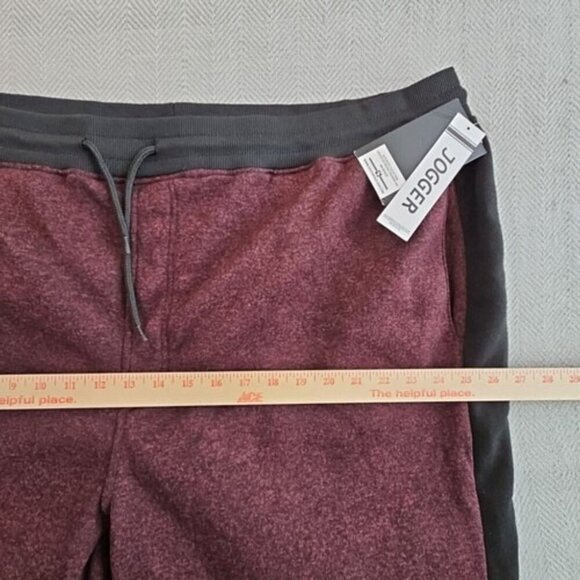 SouthPole Jogger Sweatpants 5XB Track Athletic Lounge Pants Maroon NWT Classic - Picture 6 of 14